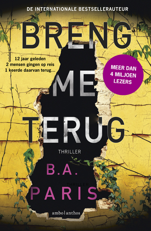 Breng me terug - B.A. Paris Breng me terug - B.A. Paris