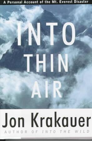 Into Thin Air - Jon Krakauer Into Thin Air - Jon Krakauer