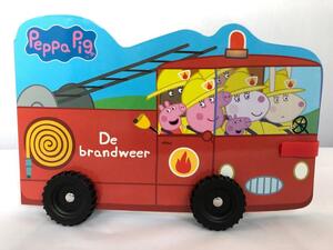 Peppa Pig - Brandweerwagen (op wieltjes) - Peppa Pig - Brandweerwagen (op wieltjes) -