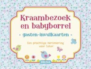 Gasten-invulkaarten Kraambezoek en babyborrel (blauw) - ZNU Gasten-invulkaarten Kraambezoek en babyborrel (blauw) - ZNU