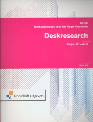 Deskresearch - Mirjam Broekhoff, M.A. Broekhoff Deskresearch - Mirjam Broekhoff, M.A. Broekhoff