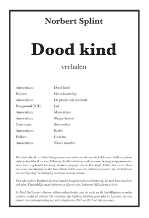 Dood kind - Norbert Splint Dood kind - Norbert Splint