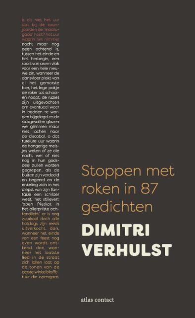 Stoppen met roken in 87 gedichten - Dimitri Verhulst Stoppen met roken in 87 gedichten - Dimitri Verhulst
