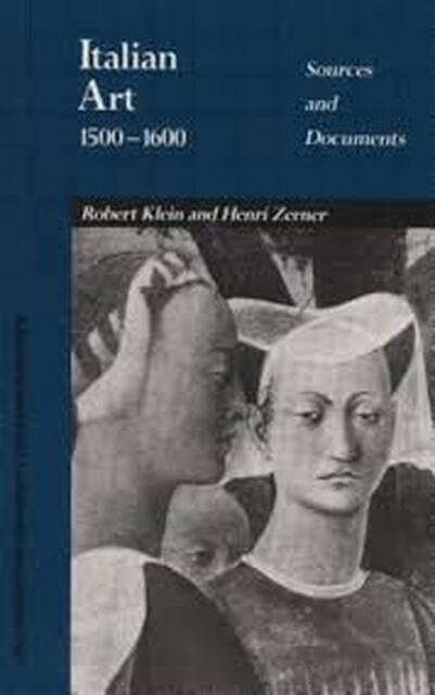 Italian Art 1500-1600 - Robert Klein Italian Art 1500-1600 - Robert Klein