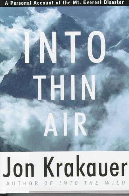 Into Thin Air - Jon Krakauer Into Thin Air - Jon Krakauer