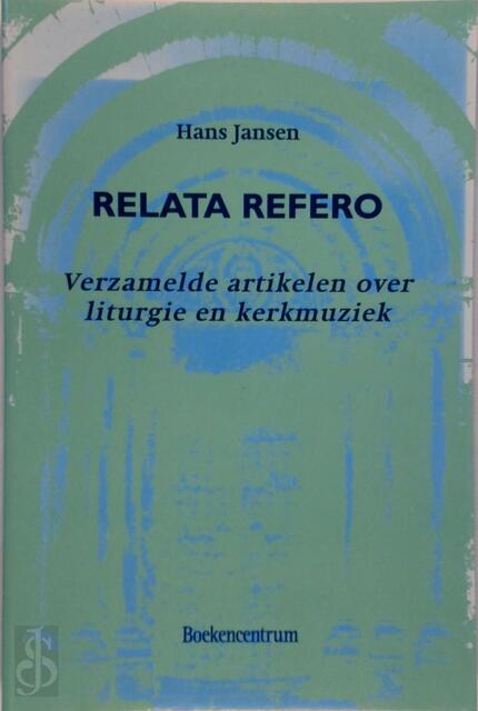 Relata refero - Hannah Jansen Relata refero - Hannah Jansen
