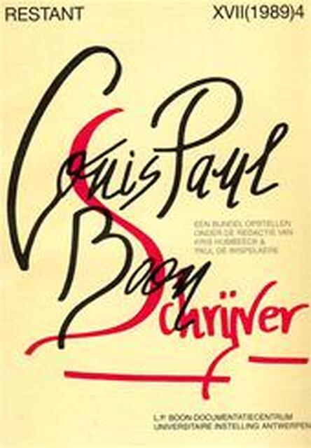 Louis Paul Boon, schrijver - Chris Humbeeck, Paul de Wispelaere Louis Paul Boon, schrijver - Chris Humbeeck, Paul de Wispelaere