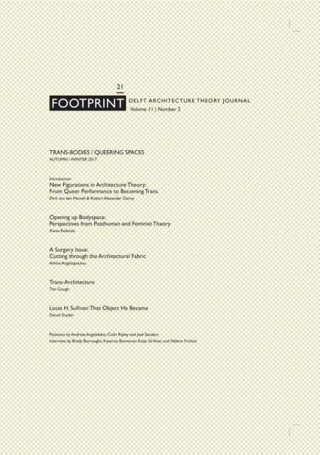 Footprint 21 Trans-Bodies / Queering Spaces - Footprint 21 Trans-Bodies / Queering Spaces -