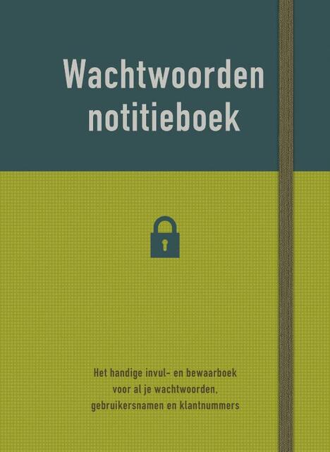 Wachtwoorden notitieboek - ZNU Wachtwoorden notitieboek - ZNU