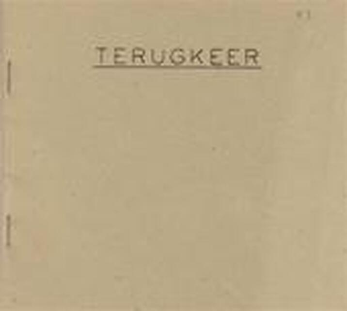 Terugkeer - Gerard Reve Terugkeer - Gerard Reve